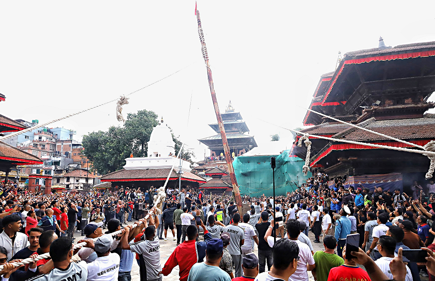 आज इन्द्रजात्रा पर्व मनाइँदै