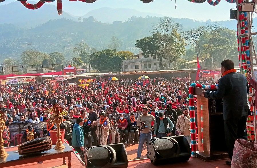 धादिङ लोक संस्कृति महोत्सव सुरु, उपप्रधानमन्त्री सिंहले गरे उद्घाटन 