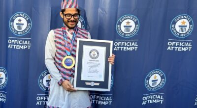 दौरा सुरुवालमा दौडेका जोशी, गिनिज बुक अफ वर्ल्डमा नाम दर्ता