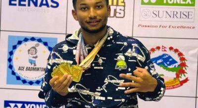 जुनियर विश्व ब्याडमिन्टन वरियताको ‘नम्बर १’ प्रिन्स दाहाल