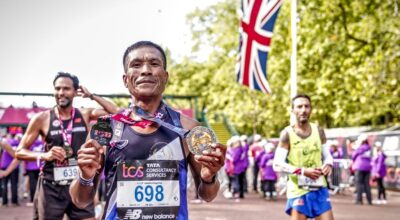 उमेरलाई जितेका भेट्रान धावक धर्म महर्जन