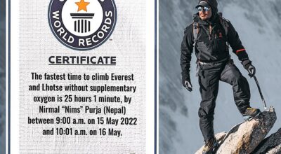 मृत्युञ्जयी निर्मल पुर्जा ‘निम्स’: हिमालको उचाइभन्दा अग्लो एक कीर्तिमानधारी साहसी