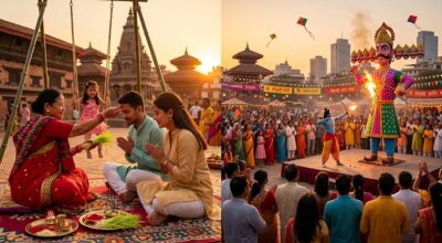 विश्व मानचित्रमा दशैँ र विजयादशमीको उल्लास